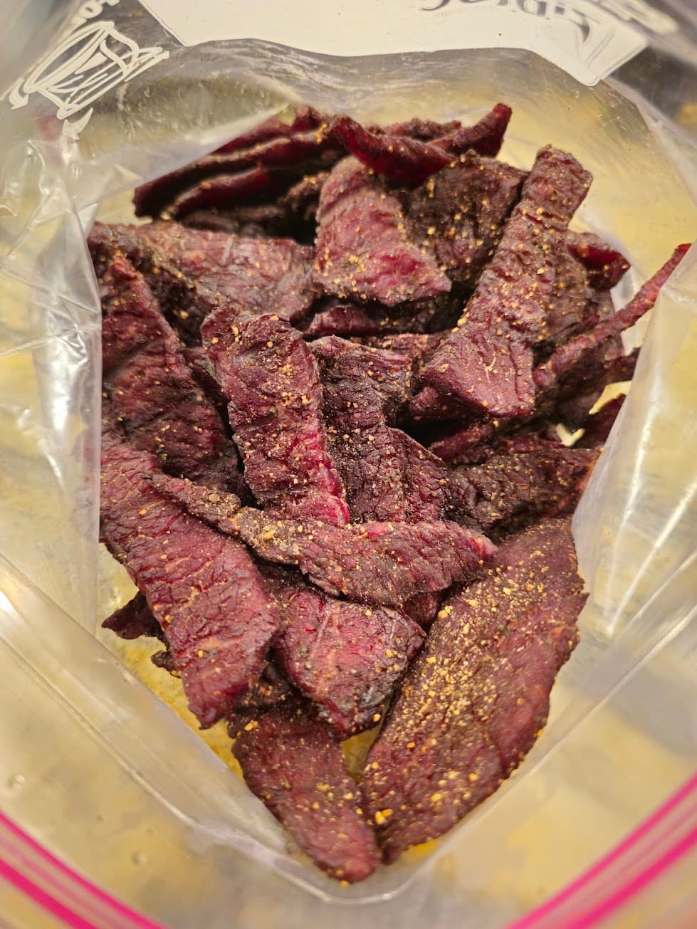 Cooked beef jerky